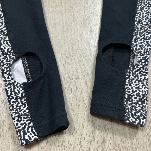 Nike Leg-A-See-Stirrup Leopard Print Colorblock Side Stripe Leggings, Women’s XS - Picture 12 of 16
